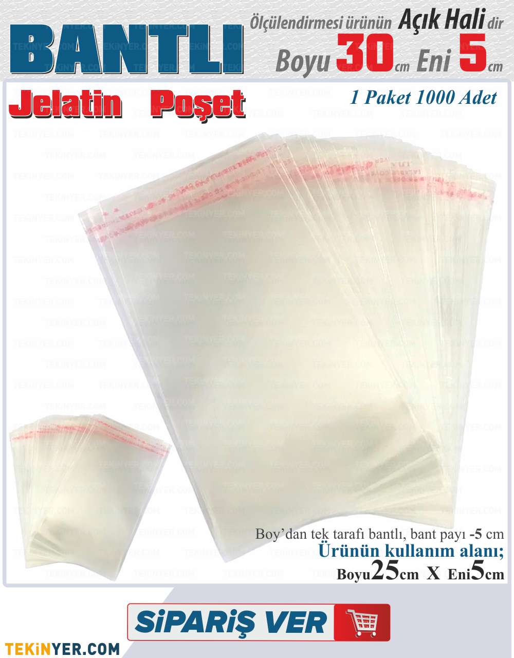 5x30 Bantlı Jelatin