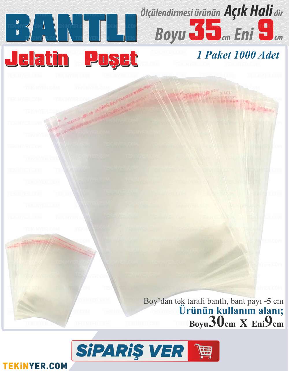 9x35 Bantlı Jelatin