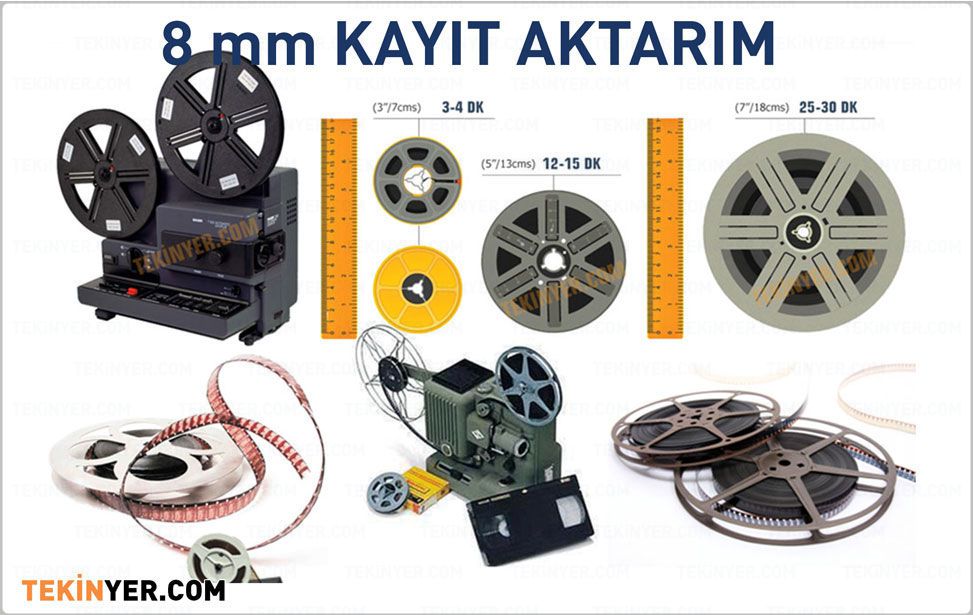 8 mm film Aktarım Kaset, Bant, Film, Dia, Negatif Aktarım Kayıt Merkezi | AKTARIM KAYIT MERKEZİ |